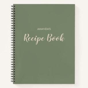 Carnet Cuisine verte de taille minimale moderne Recette