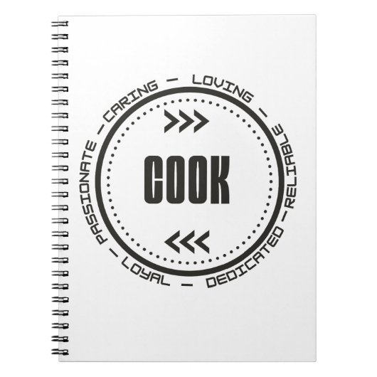 Carnet Cuisinier incroyable (Devant)