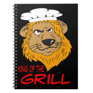 Carnet Cuisinier Lion Furieux avec Citation Drôle