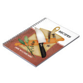 Carnet Cuisiniers couteaux roulants épices épices (Côté gauche)