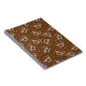 Carnet Cuisson du motif avec le casquette de chef (Côté Droit)