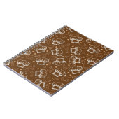 Carnet Cuisson du motif avec le casquette de chef (Côté gauche)