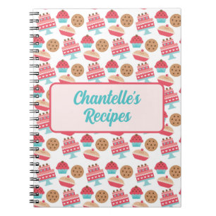 Carnet Cuite pastel girly cuisine gâteau dessert recette