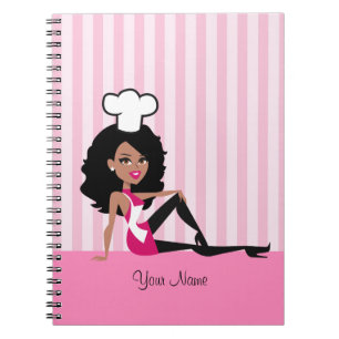 Carnet culinaire de fille d'Afro-américain