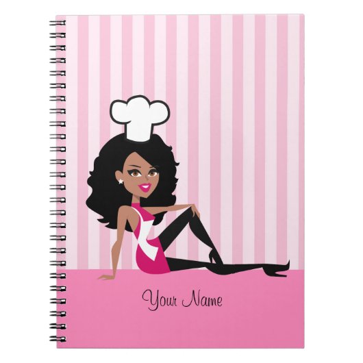 Carnet culinaire de fille d'Afro-américain (Devant)