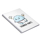 Carnet Culotte Tonnerre Nuage Drôle Caleçon Jeu de Mots (Côté Droit)