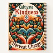 Carnet Cultiver la moisson de bonté changement (Dos)