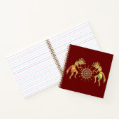 Carnet Culture amérindienne - Sun Dancing Kokopelli 3 (Intérieur)