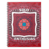 Carnet Culture traditionnelle sindhi Ajrak Art Motif Impr (Devant)