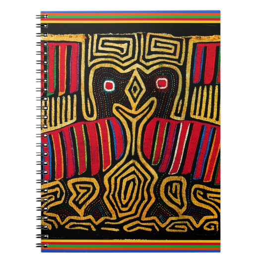 Carnet Cuna Indian Mola Duck Design (Devant)