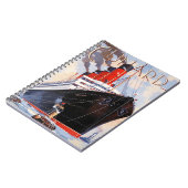 CARNET CUNARD OCEAN LINER AQUITANIA (Côté gauche)