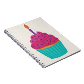 Carnet Cupcake aquarelle (Côté Droit)