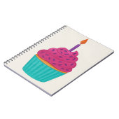 Carnet Cupcake aquarelle (Côté gauche)