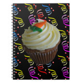 Carnet Cupcake de carottes avec Confetti (Devant)