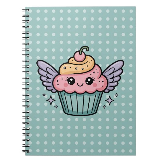 Carnet Cupcake Kawaii (Devant)