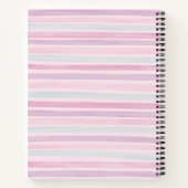 Carnet Cupcake rose mignon personnalisé (Dos)