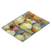 Carnet cupcakes blancs gelés (Côté gauche)