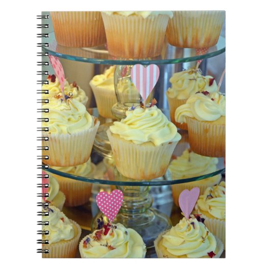 Carnet cupcakes blancs gelés (Devant)