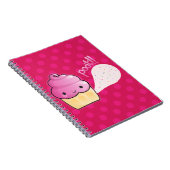 Carnet Cupcakes Fart Sprinkings Rose (Côté Droit)