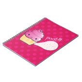 Carnet Cupcakes Fart Sprinkings Rose (Côté gauche)