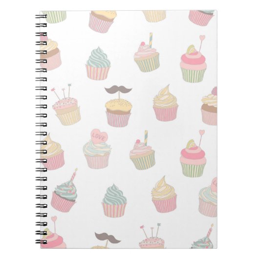 Carnet Cupcakes glacés (Devant)