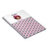 Carnet Cupcakes Scalloped Nom du Modèle photo personnalis (Côté Droit)