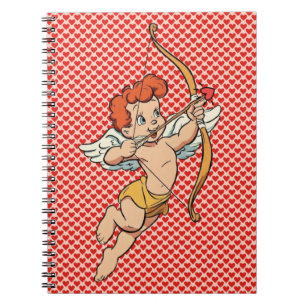 Carnet Cupidon de la Saint-Valentin vintage/rétro