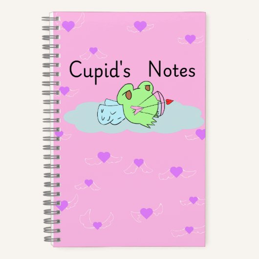 Carnet Cupid's notes notebook  (Recto)