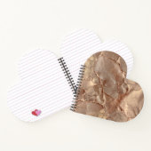 Carnet Cupper Rose Cacked, Textures Métalliques (Intérieur)
