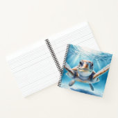 Carnet Curieuse tortue de mer (Intérieur)