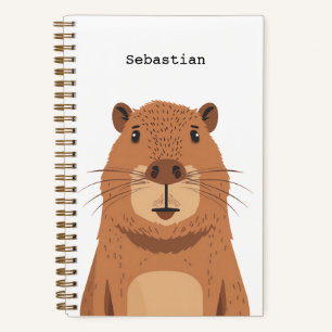 Carnet Curieux portrait Capybara