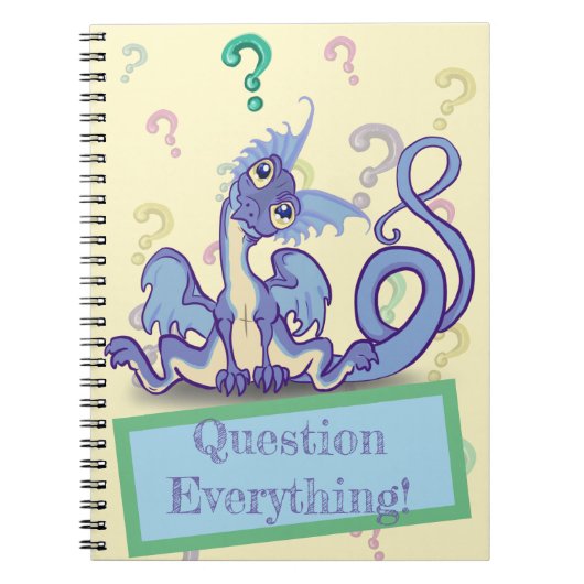 Carnet Curious lil Dragon~ Question Tout! (Devant)