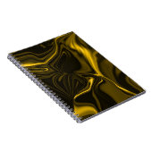 Carnet Curvas amarelas ou dourados em imagem marrom. (Côté Droit)