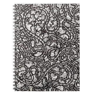 Carnet Curvy Twisty Cartoon Weird Faces Design