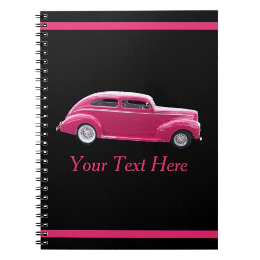 Carnet Custom 1940 Famous American Make Sedan (Devant)