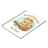 Carnet Custom Bearded Dragon Dad Notebook (Côté gauche)