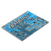 Carnet Custom Blue PCB Circuit Board for IT Pros 2 (Côté gauche)