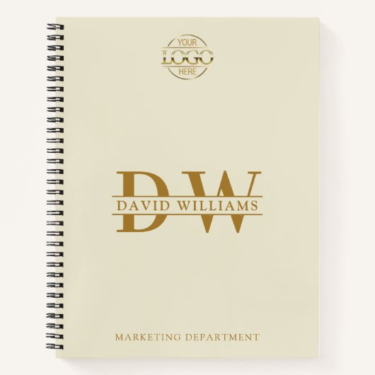 Carnet Custom Business Logo & Branding Monogram Initials (Devant)