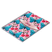 Carnet Custom butterfly floral pattern gift  (Côté gauche)
