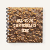Carnet Custom Chunky Chocolate Custom Text (Devant)