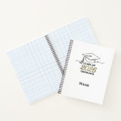 Carnet Custom Class of 2026 Graduation Notebook with Gold (Intérieur)