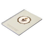 Carnet Custom Coffee Shop Notebook with Logo (Côté gauche)