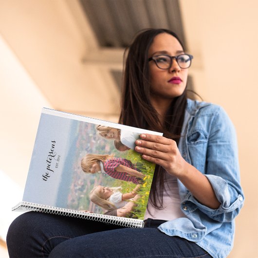 Carnet Custom Cute Beautiful Smiling Family Photo College