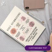 Carnet Custom Daily Affirmations Christian Bible Verse