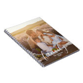 Carnet Custom Family Photo – Personalized Last Name  (Côté Droit)
