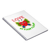 Carnet Custom Fuzzy Heart Butterfly Gift (Côté Droit)