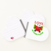 Carnet Custom Fuzzy Heart Butterfly Gift (Intérieur)
