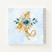 Carnet Custom Giraffe Floral Sketchbook for Kids (Dos)