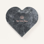 Carnet Custom Heart Spiral Notebook for Nail Salon (Devant)