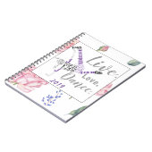 Carnet Custom Hip Hop Dancer Torie | Rose Watercolor (Côté gauche)